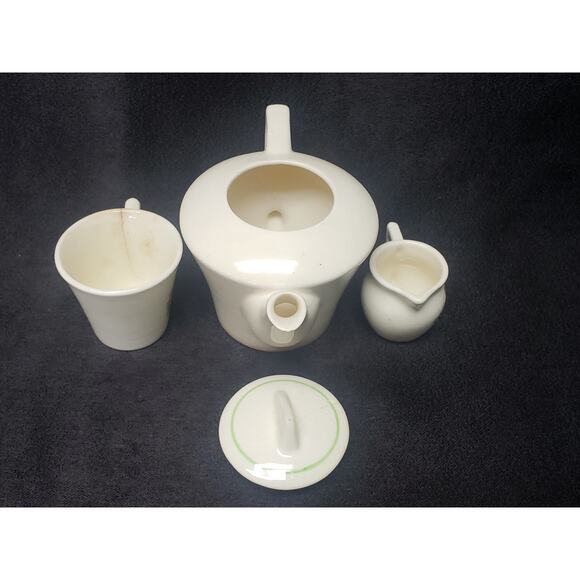 Vintage Sylvan Childs Nursery Rhyme Tea Set | Cup Tea Pot - Saucer Kids Play Set - Picture 2 of 16